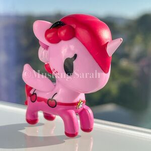 Tokidoki Neon Star Pink Magenta Cherries Unicorno Vinyl Collectible Figure